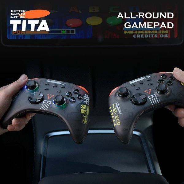All-Round Bluetooth Gamepad in 1- or 2-Pack for Tesla (Not for Model Y Juniper)