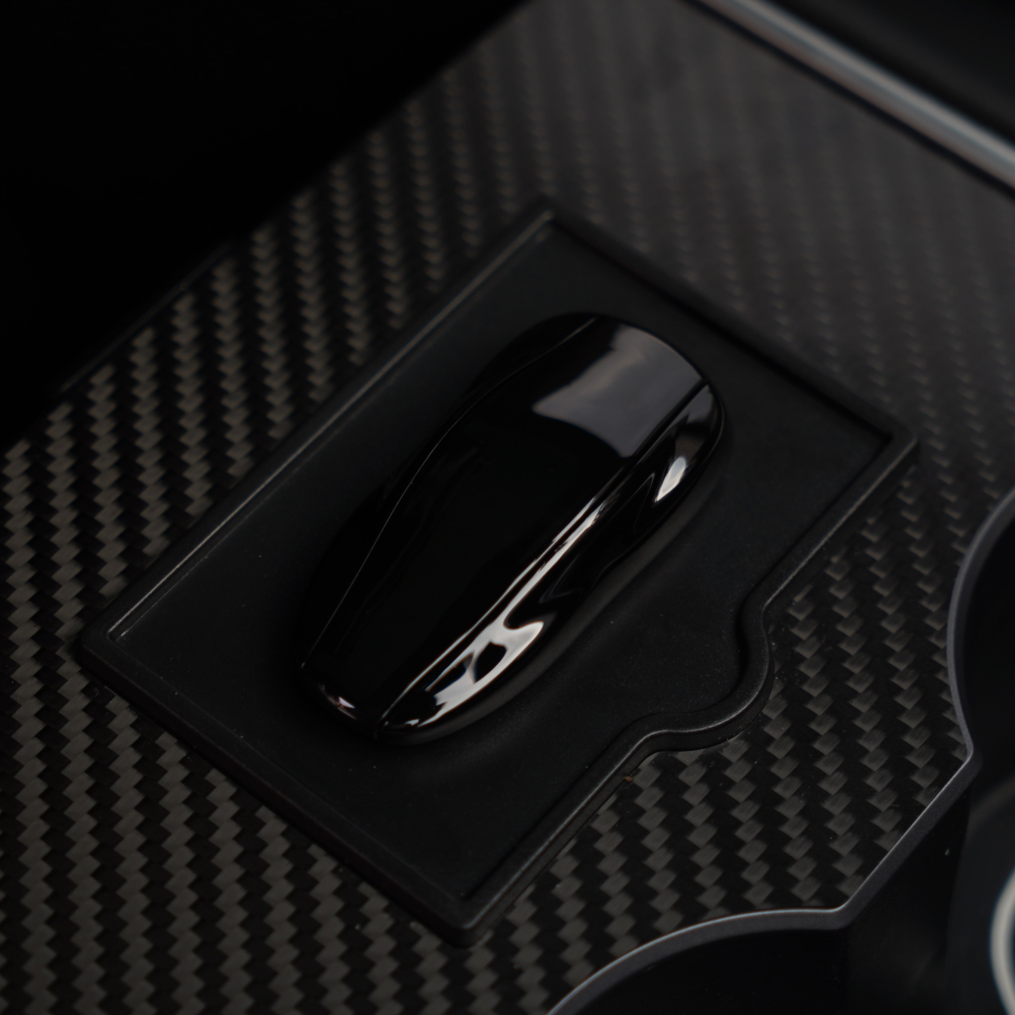 Black Car-Shaped Housing - TESVX Key Fob Shaped Key Card