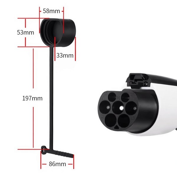 Silicone Charging Port Dust Cover for Tesla Model 3 / Y / S / X