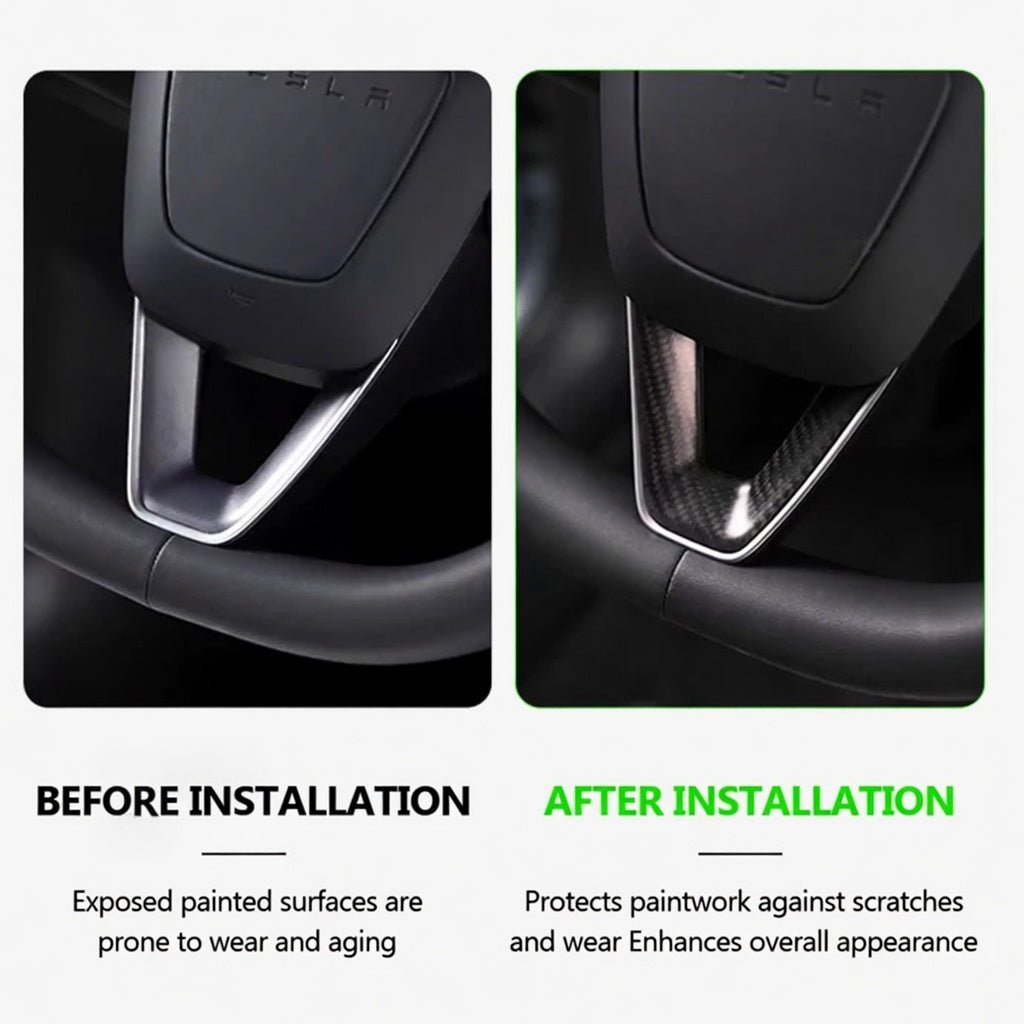 Protection and Easy Install - TESVX Steering Wheel Trim Cover