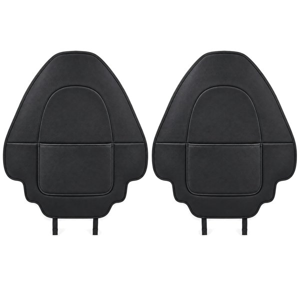 2-Piece Front Seat Back Protectors with Single or Double Pocket for Tesla Model 3 Highland / Model Y Juniper / YL
