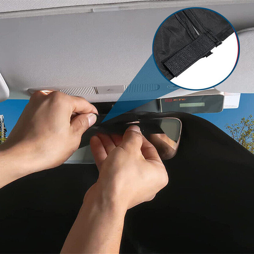 Mirror-Area Fastening - TESVX Windshield Sun Shade