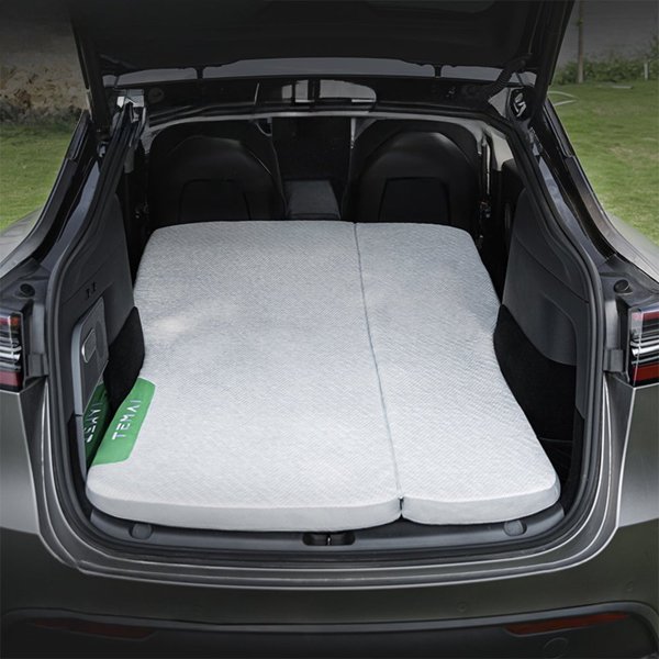 Gel Memory Foam Camping Mattress with Double & Extra-Long Sizes for Tesla Model 3 / Model Y