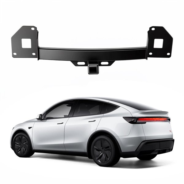2-Inch Powder-Coated Steel Tow Hitch Receiver for Tesla Model Y / Model YL