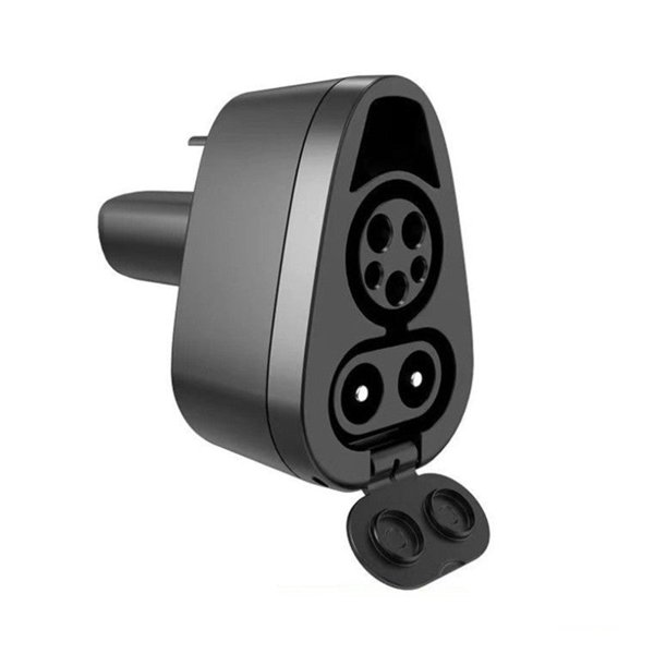 CCS1 & J1772 2-in-1 Charging Adapter with Silver-Plated Contacts for Tesla NACS Vehicles