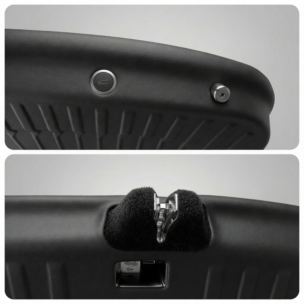 Keep Controls and Releases Accessible - TESVX Tailgate Protection Mat