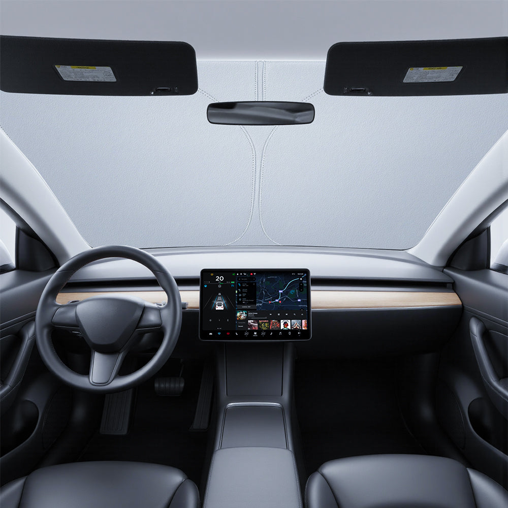 Interior Windshield Coverage - TESVX Front Windshield Sunshade