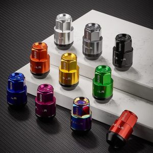 M14 × 1.50 Forged Lug Nut Kit with 6 Color Options for Tesla