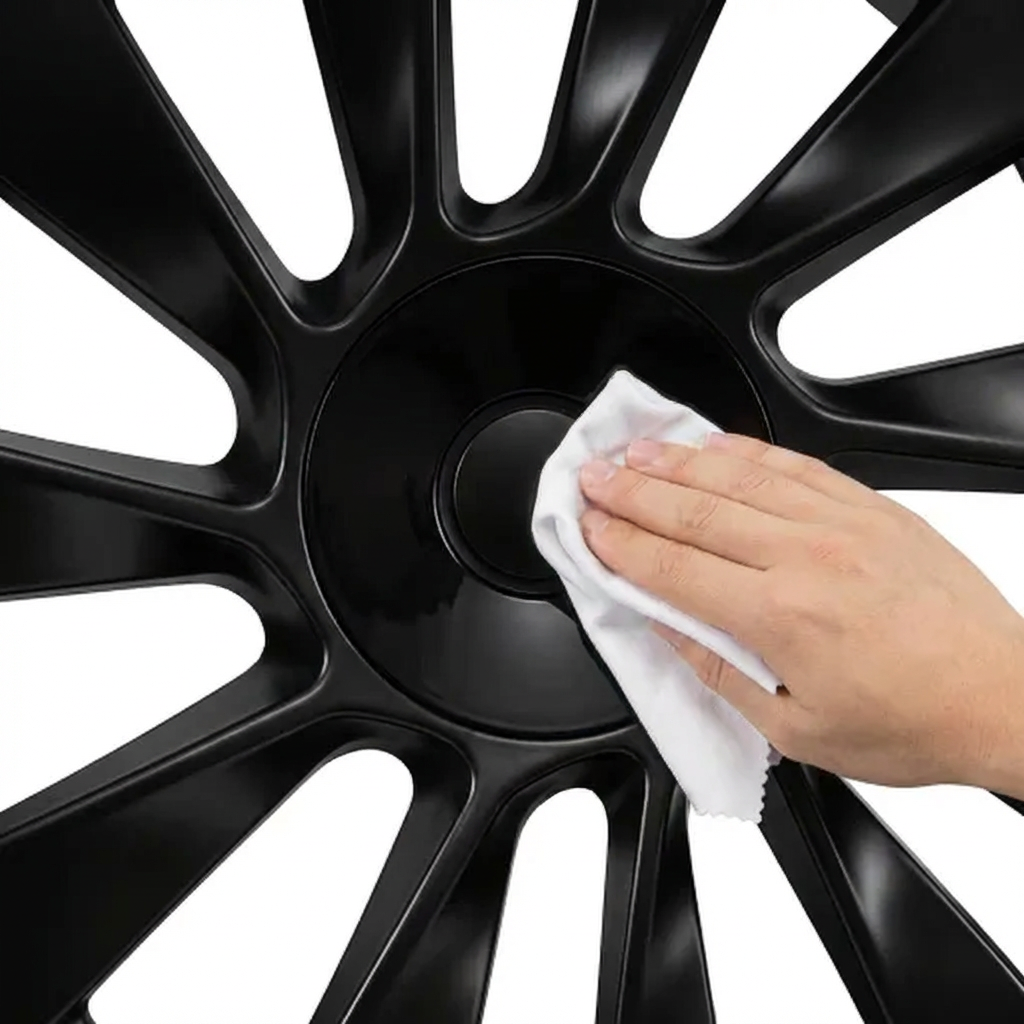 Simple Surface Cleaning - TESVX Wheel Hub Center Caps