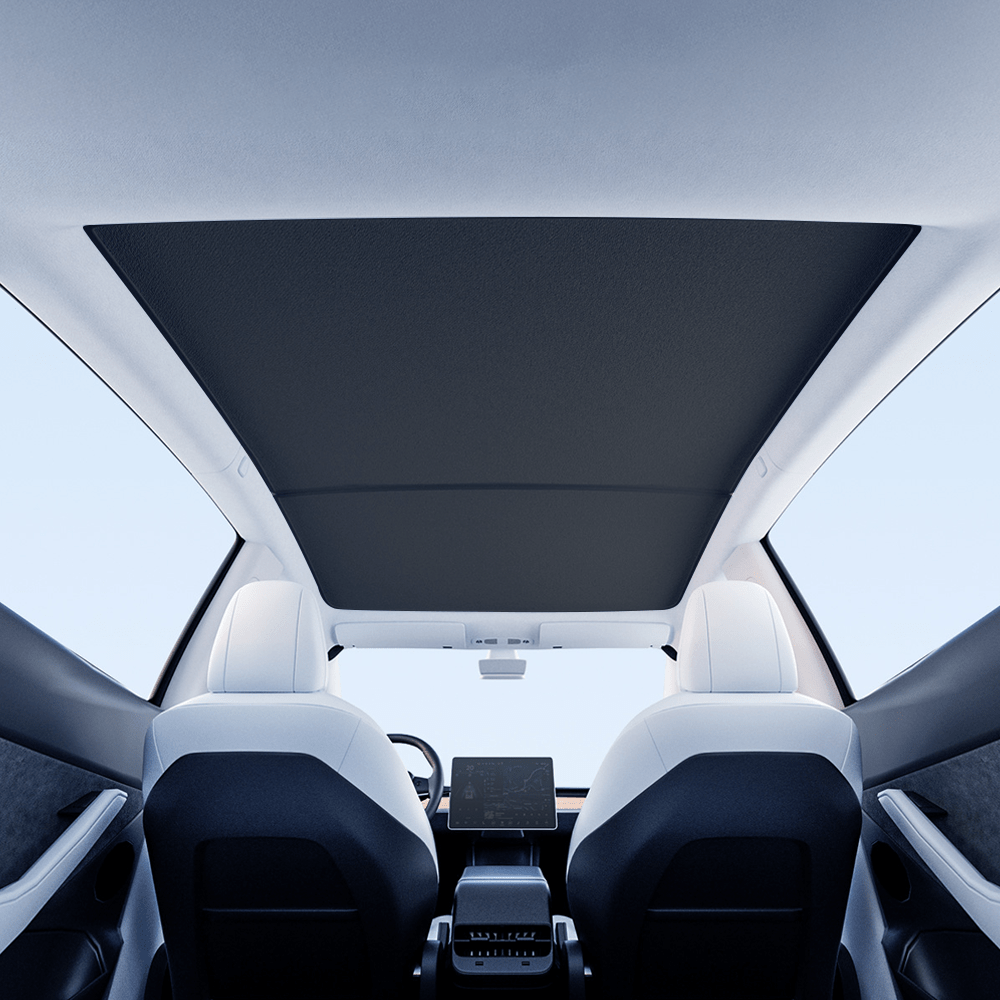 Black Cabin-Facing Finish - TESVX Glass Roof Sunshade