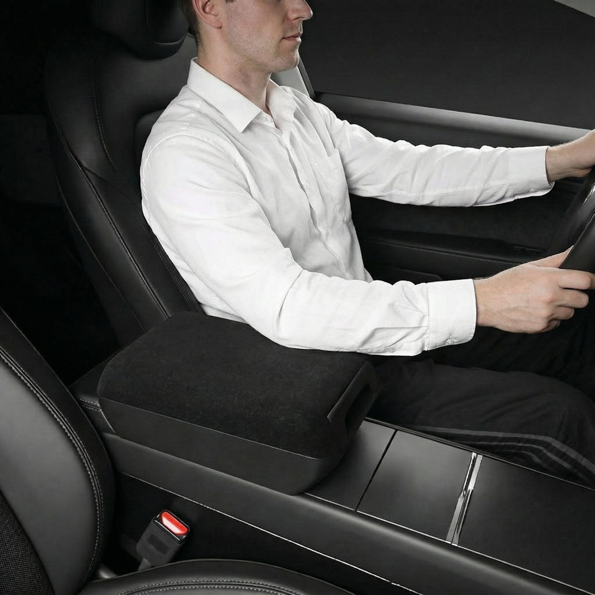 Raised Armrest Surface - TESVX Center Console Armrest Riser