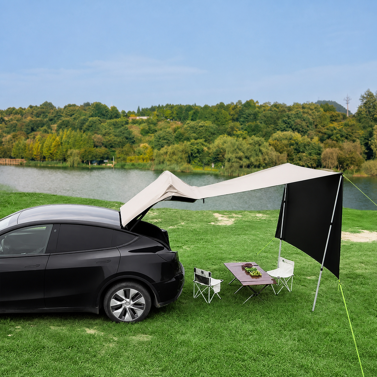 Fully Expanded Canopy - TESVX Tailgate Tent