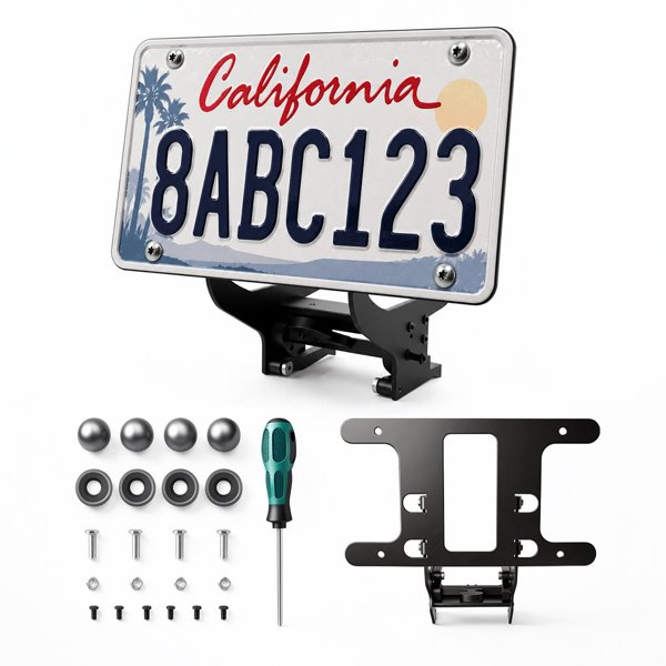 Aluminum Alloy US Front License Plate Holder for Tesla Model 3 Highland