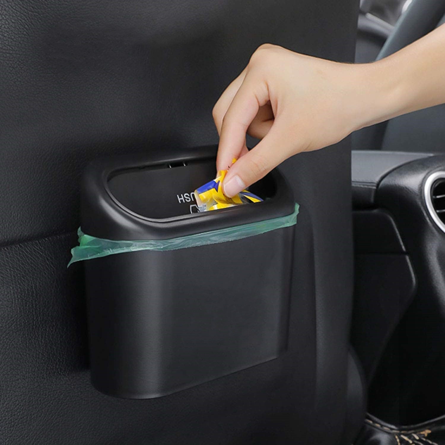 Press-Flap Access - TESVX Car Trash Can