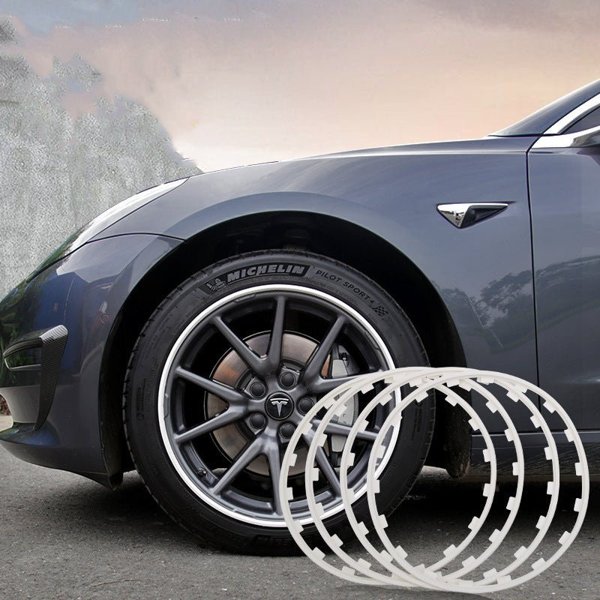 18–21-Inch Nylon Wheel Rim Protectors in 5 Colors for Tesla