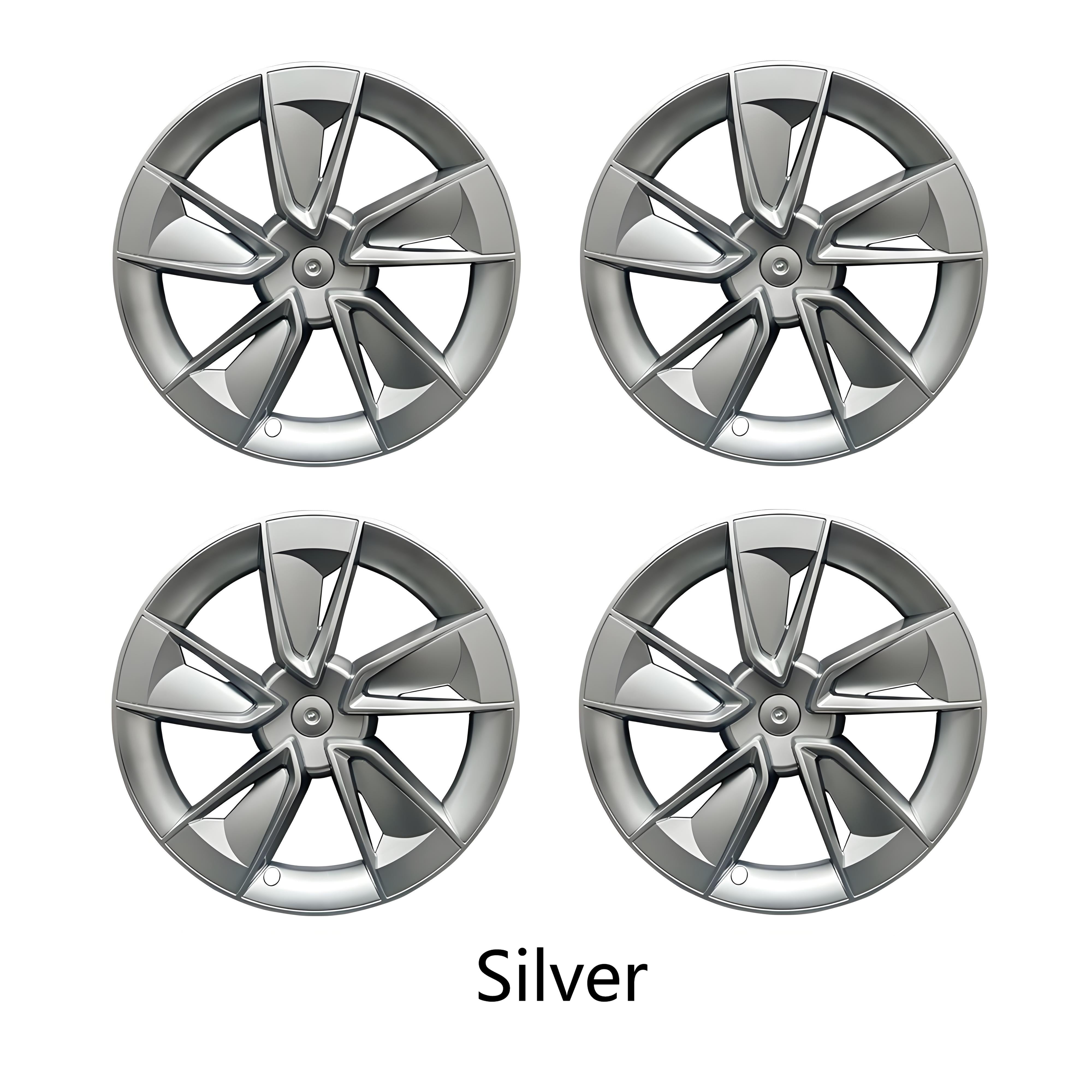 A Silver Finish Option - TESVX Wheel Covers