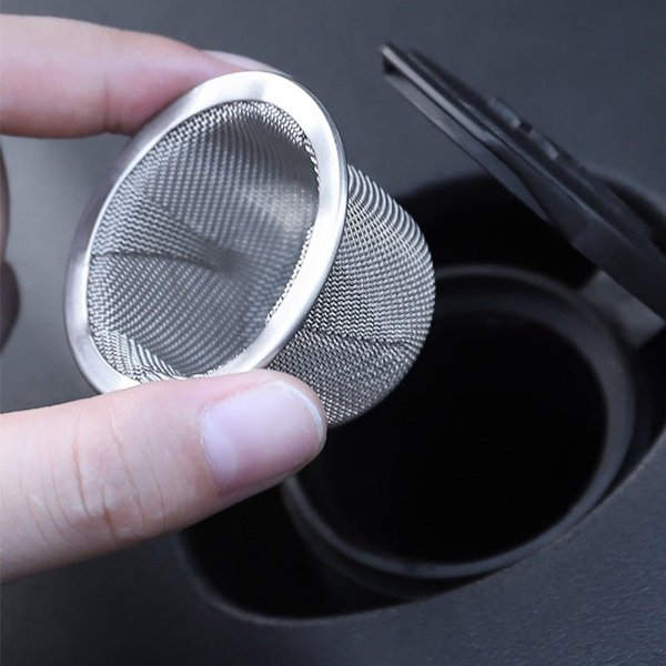 304 Stainless Steel Washer Fluid Filter Basket with Drop-In Fit for Tesla Model 3 Highland / Model Y