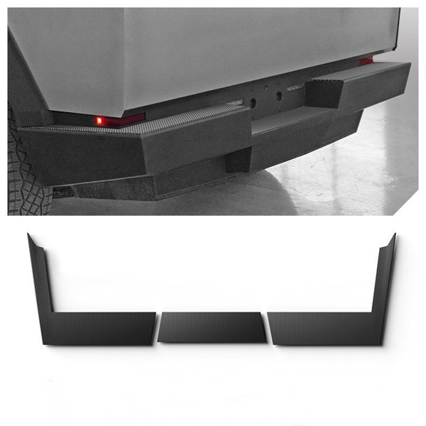 TPE Rear Bumper Covers & Trunk Lid Trim for Tesla Cybertruck
