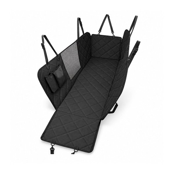 Dog Seat Cover Hammock with Water-Resistant Coating & Quick-Release Buckles for Tesla Model 3 / Y / S / X