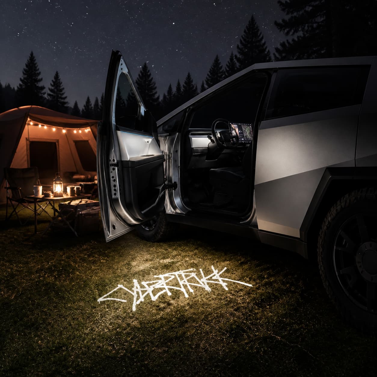 Front or All Four Doors - TESVX Door Projection Puddle Lights