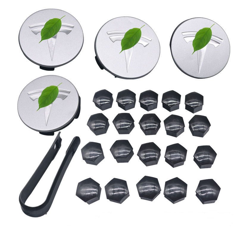 Aluminum Surfaces and ABS Parts - TESVX Wheel Center Cap Kit