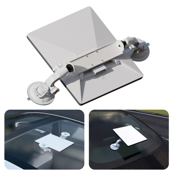 Roof & Window Suction Cup Mount with One-Button Release & 360-Degree Ball Joint for Starlink Mini