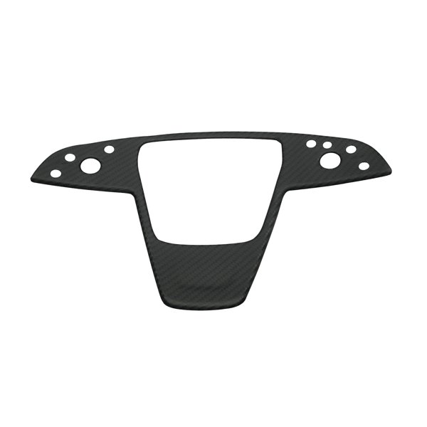 Real Carbon Fiber Yoke Steering Wheel Trim Panel Cover for Tesla Model S / Model X (2021+)