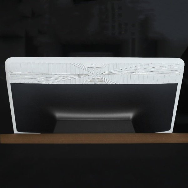 15.4-Inch Plaid Navigation Screen Protector Cover in White or Black for Tesla Model 3 / Model Y
