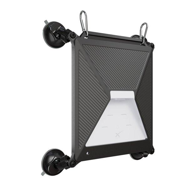 Silicone-Protected Suction Cup Mount with Quick-Release Lever for Starlink