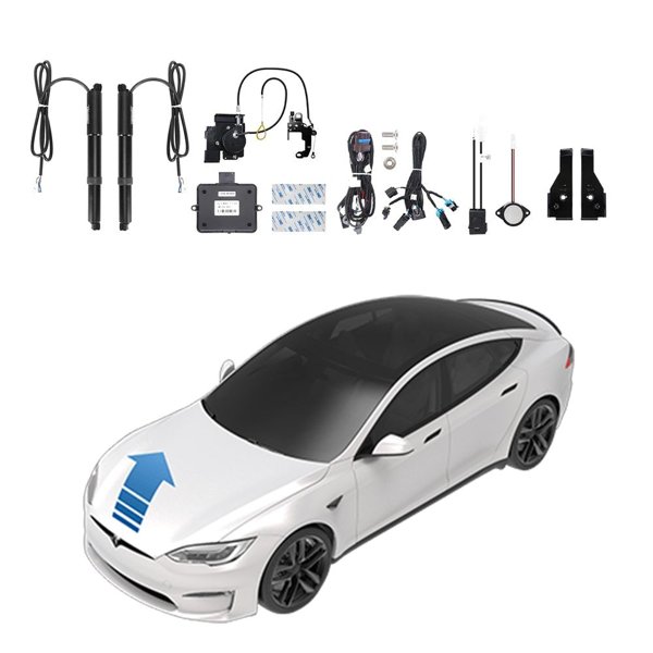 Electric Frunk Opener Kit with 7 Control Methods & Aluminum Struts for Tesla Model S
