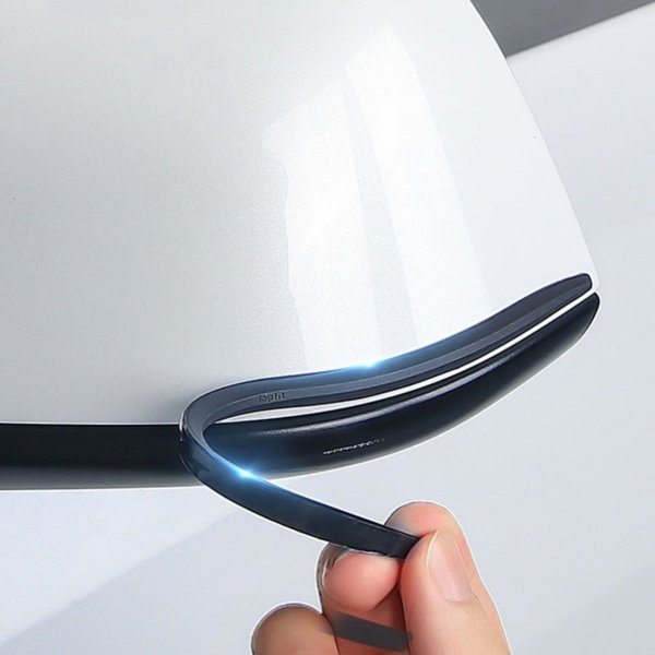 Silicone Side Mirror Trim Strip Cover with 3M Adhesive for Tesla
