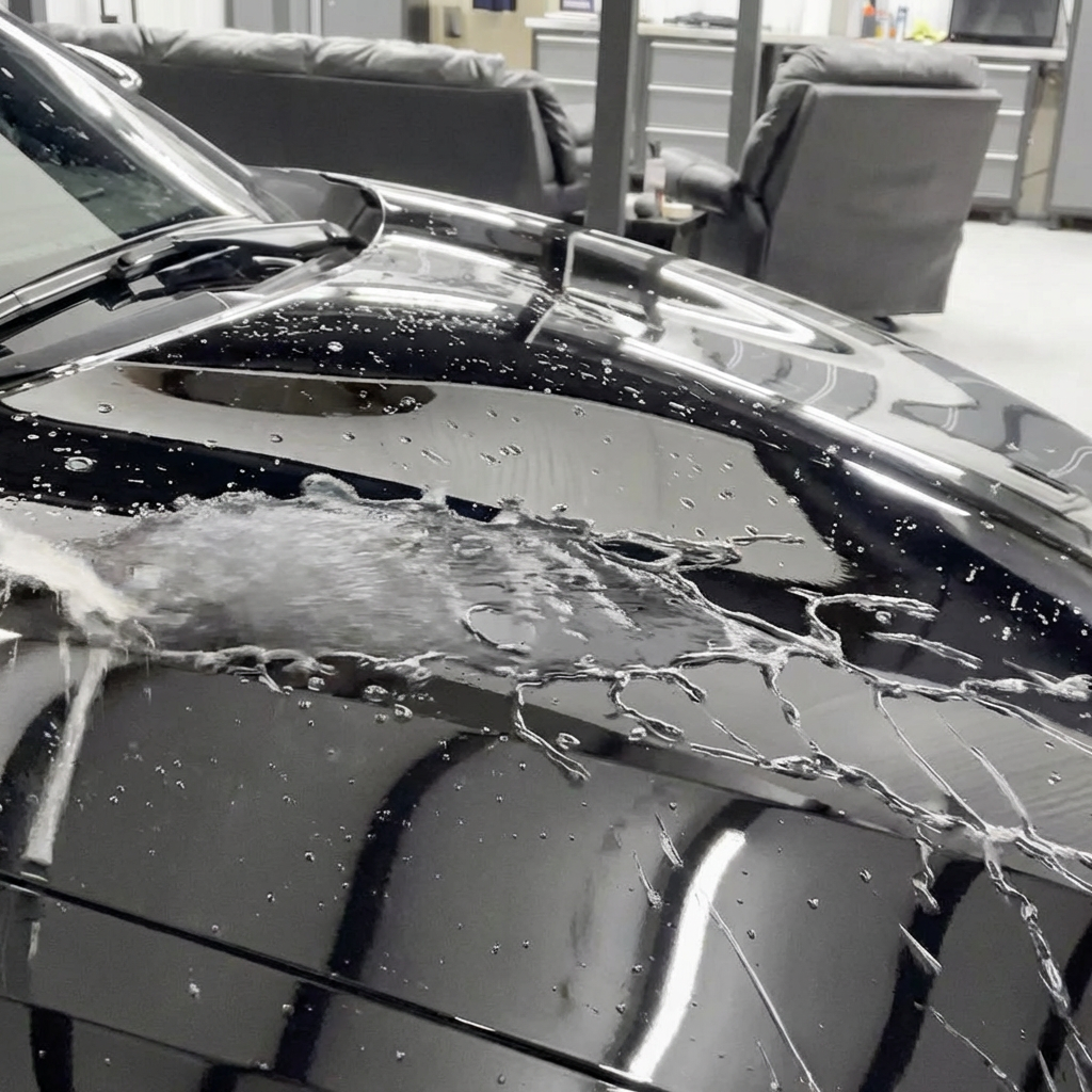 A Glossy Finish - TESVX Graphene Ceramic Coating Kit