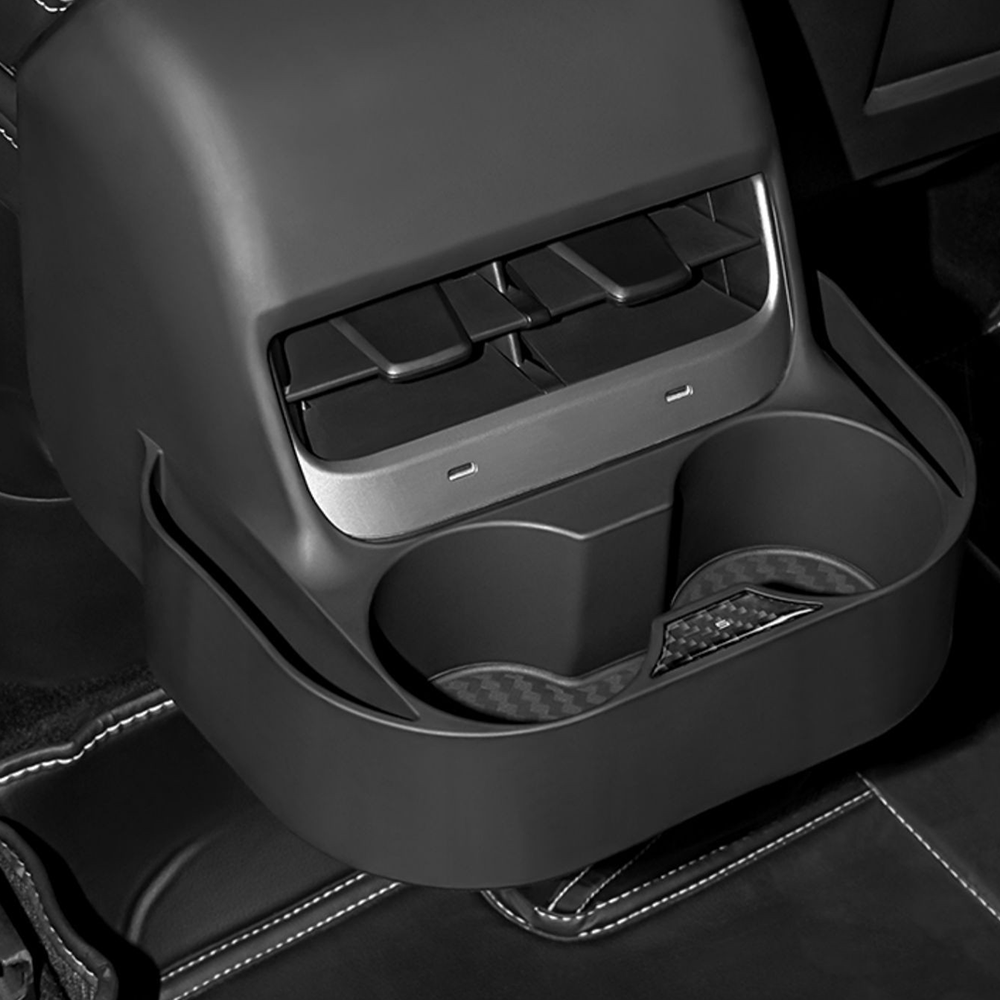 Installed Rear-Console Position - TESVX Storage Box