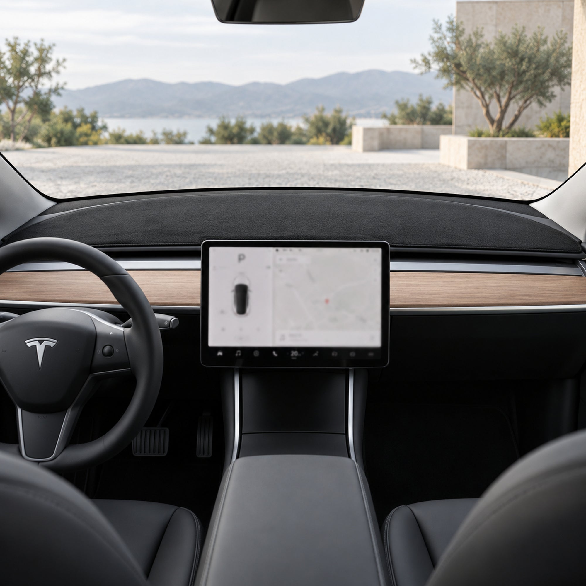 Original Dashboard Overlay - TESVX Dashboard Mat