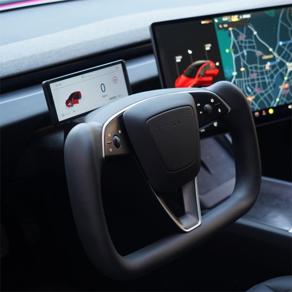 Plaid Yoke Replacement Steering Wheel for Tesla Model 3 Highland / Model Y Juniper / YL