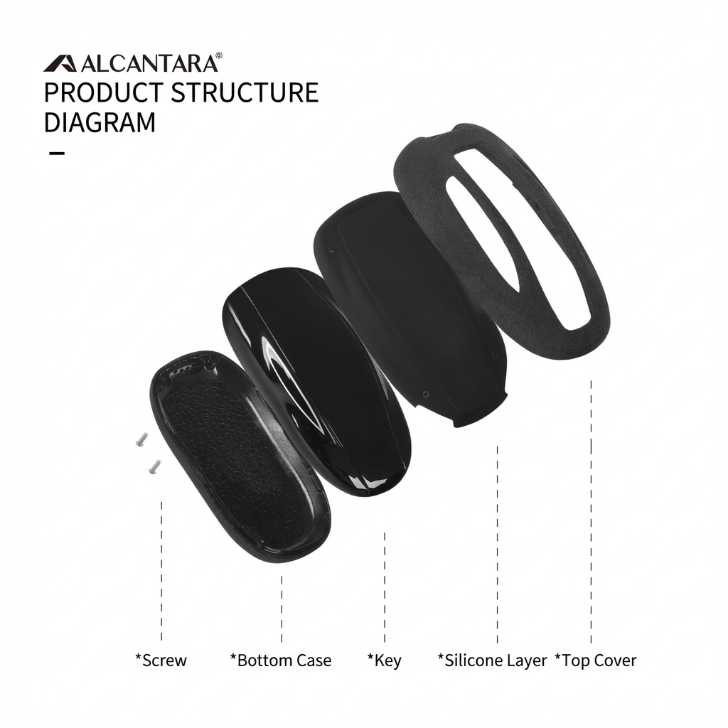 Layered Case Assembly - TESVX Key Fob Cover
