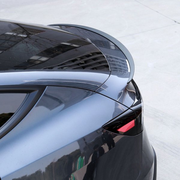 Performance-Style ABS Rear Spoiler with Matte Black, Glossy Black & Matte Carbon Finishes for Tesla Model Y Juniper
