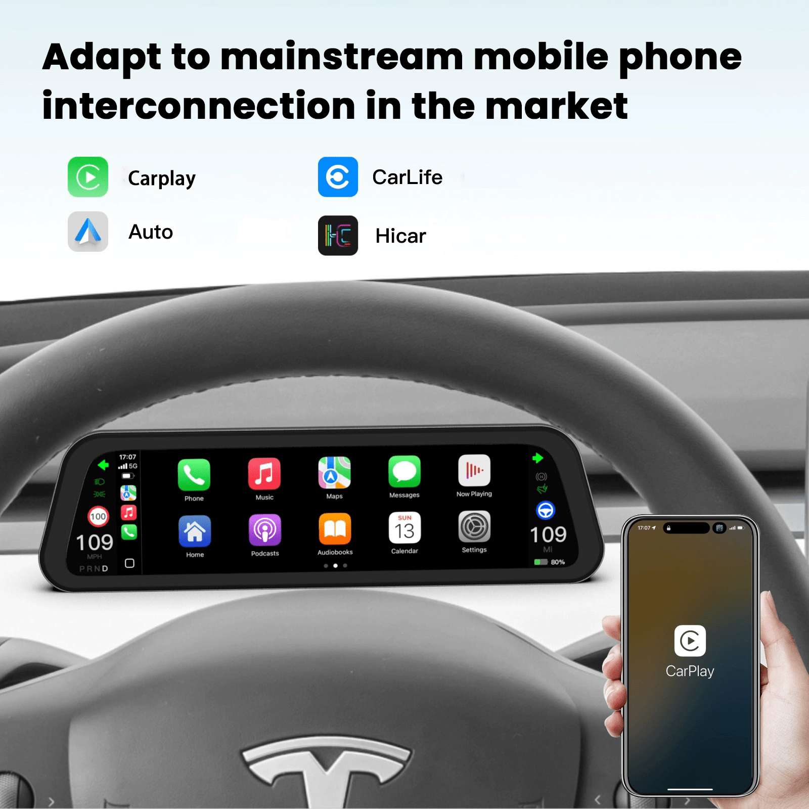 Wireless Connectivity - TESVX Instrument Cluster Display