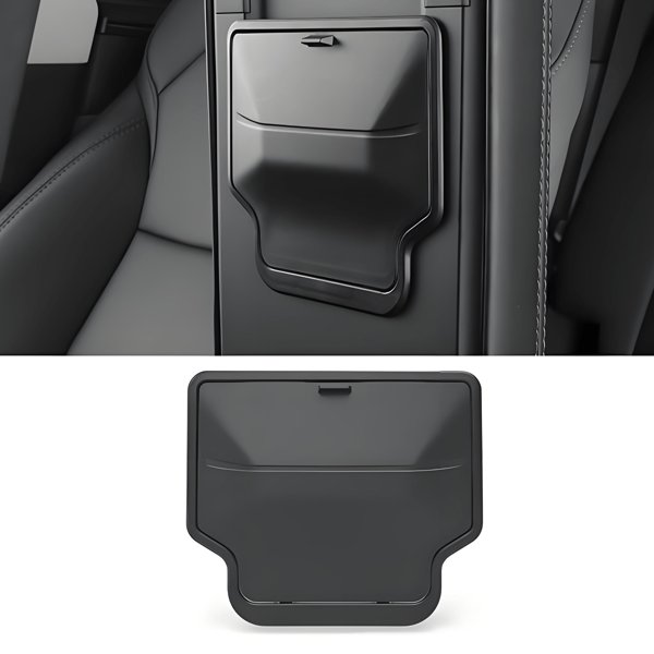 ABS Hidden Armrest Storage Box with Magnetic Closure & 60-Degree Opening for Tesla Model Y Juniper / Model 3 Highland