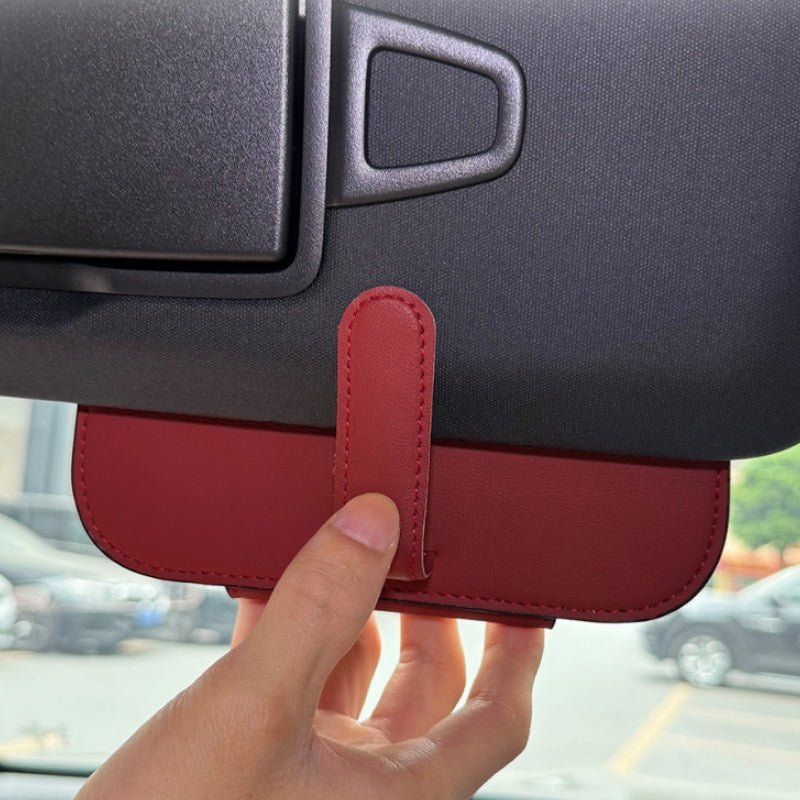Visor Clip and Front Flap - TESVX Visor Glasses Case