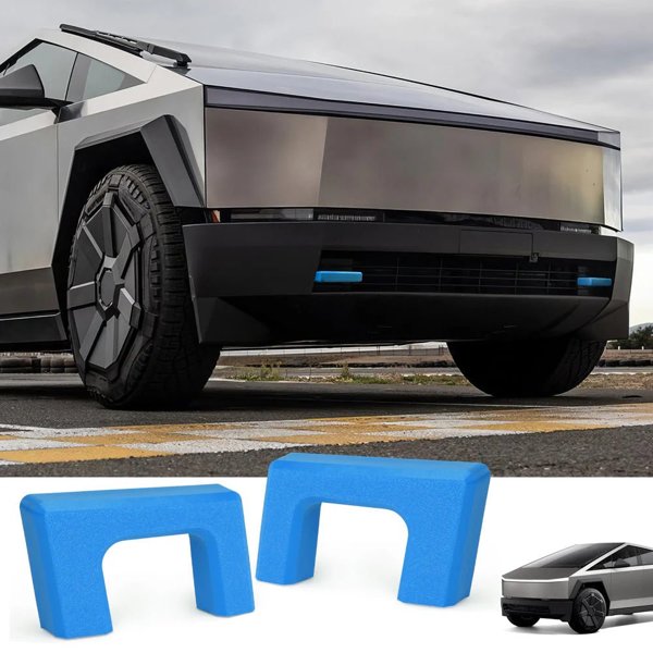 2-Piece TPU Front Tow Hook Covers with 5 Color Options for Tesla Cybertruck