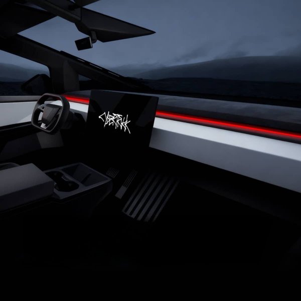 Smart BSD Blind Spot LED Ambient Lighting Kit with Touchscreen Control for Tesla Cybertruck