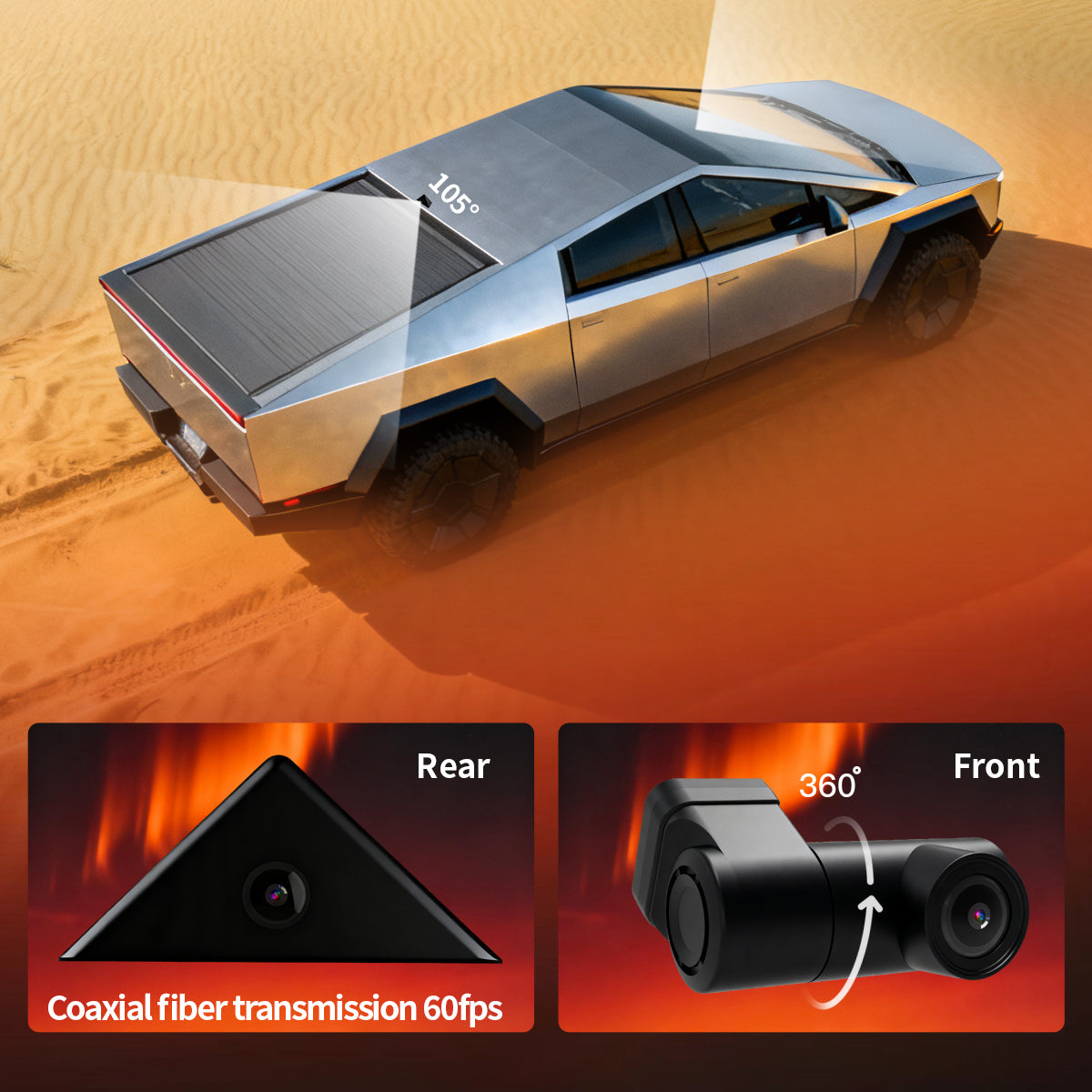 Dual 2K Recording - TESVX Streaming Rearview Mirror