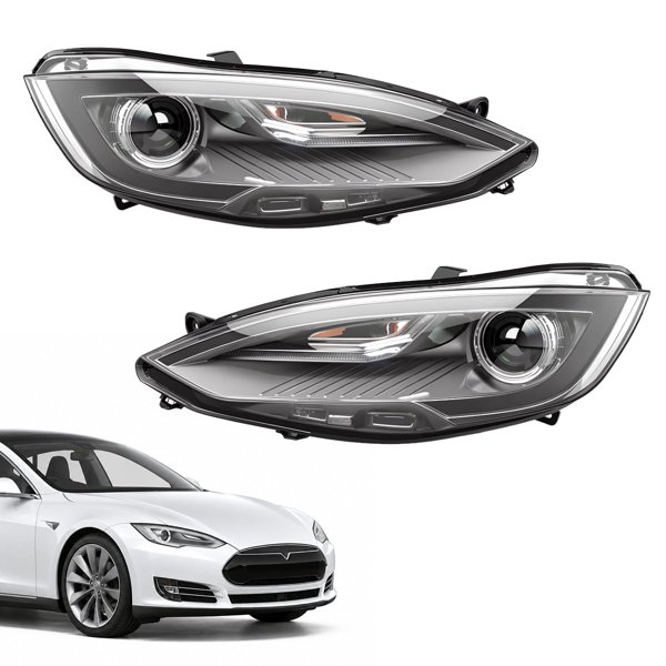 Bi-Xenon HID Headlight Replacement with Left, Right & Pair Options for Tesla Model S (2012–2015)