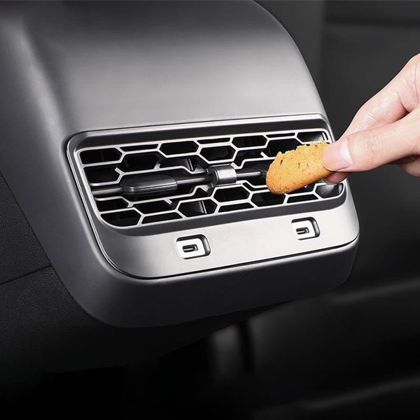 Backseat Air Vent Cover with ABS & Silicone Options for Tesla Model 3 (2017–2023) / Model Y (2020–2024)