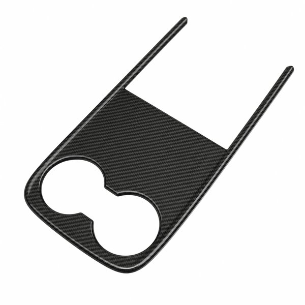 Center Console Cup Holder Trim Cover with Matte & Glossy Finishes for Tesla Model Y Standard