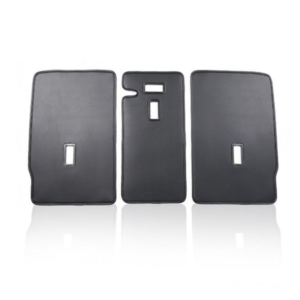 2-Piece Waterproof Leather Seat Back Protectors with Storage for Tesla Model Y (2020–2025)