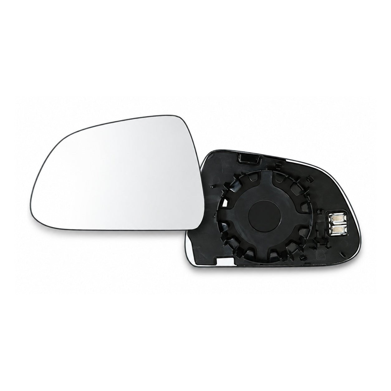 Clear Mirror Finish - TESVX Heated Mirror Glass Pair