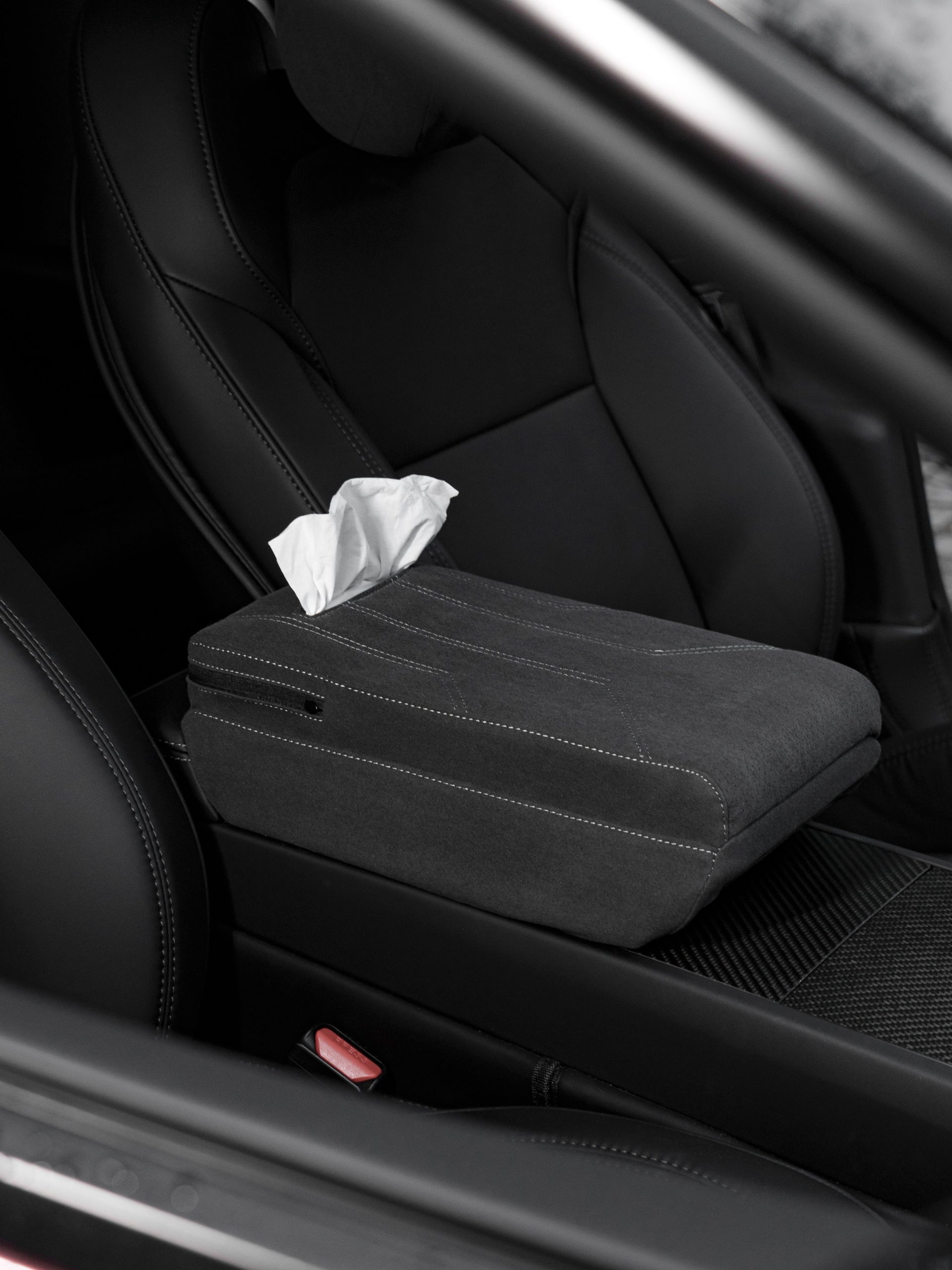 Tissues in the Armrest Cover - TESVX Armrest Cover with Tissue Box
