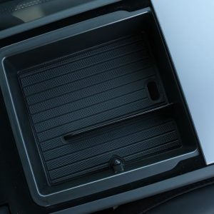 Center Console Armrest Storage Tray with Flocking or Silicone Pad for Tesla Model 3 Highland / Model Y Juniper